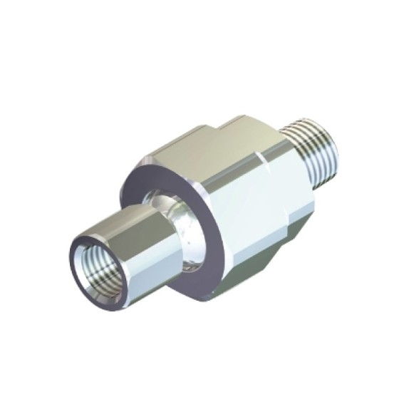 RACOR ARTICULABLE INOX 40 LTS 250 BAR 90º C 1/4" M AISI 303